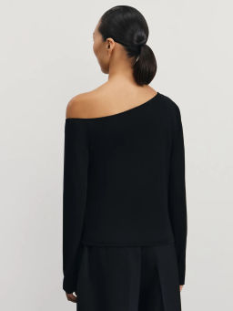 Лонгслив асимметричного кроя / Zarina фото 5