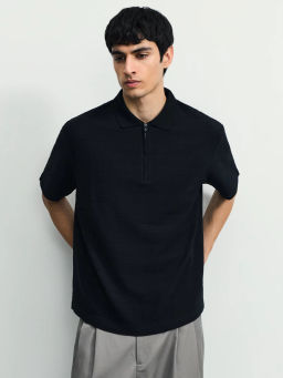 Футболка поло на молнии / Zarina фото 7