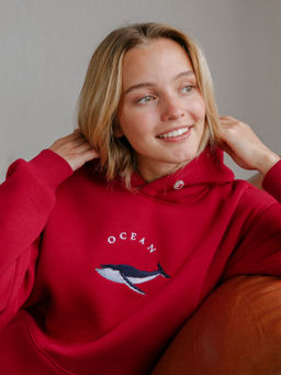 Толстовка женская Ocean Bordo - Captain's mate фото 14