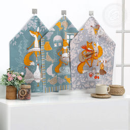 Набор полотенец из рогожки "Кумушка" 45*60/2 шт. - 45*60 Полотенца из рогожки