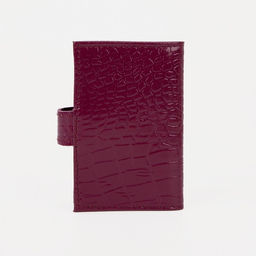 Визитница на кнопке, 18 карт, цвет лиловый - Simaland фото 2