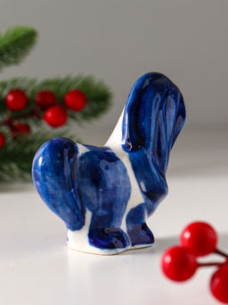 Цена за 50 шт. Фигурка фарфор гжель Конь Жаркий