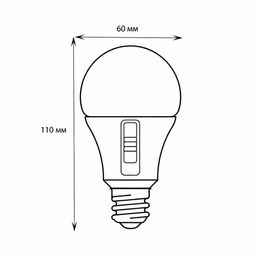 LED-A60-10W/SPM3/E27/CL PLP35WH MULTIPLANT Лампа светодиодная для растений. Форма "A", прозрачная. Три спектра для проращивания, роста и цветения. Картон. ТМ Uniel