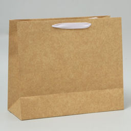 Пакет крафтовый с пластиковым окном Подарок, 31 х 26 х 11 см - Дарите счастье фото 3