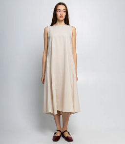 Платье #КТ2631, светло-бежевый