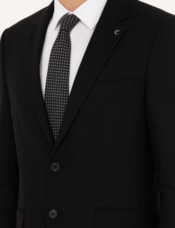 Черный костюм узкого кроя - Cacharel фото 7