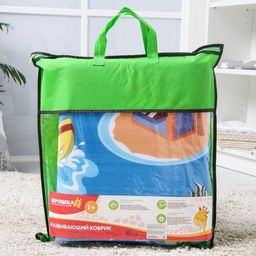 Игровой коврик для детей на фольгированной основе Солнечный пляж, размер 177х145x0,5 см, Крошка Я  фото 6