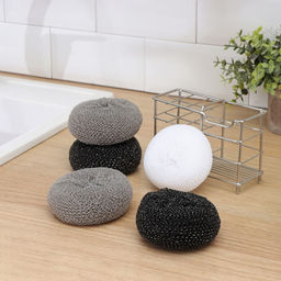 Губки для посуды Raccoon «Бублик», 5 шт., 9×9×5 см