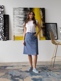 юбка ЛЕН С ВИСКОЗОЙ - Трика фото 4