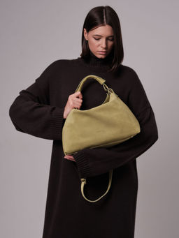 Замшевая сумка Deboro 30900 киви