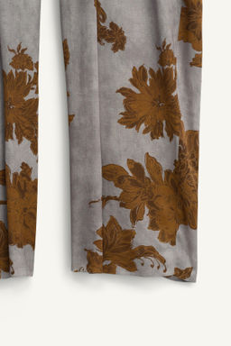 PANTAL?N FLUIDO RELAXED FIT / Estampado - Zara фото 9