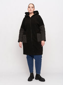 Пальто комбинированное ZPL10533ROL01 - Артесса фото 10