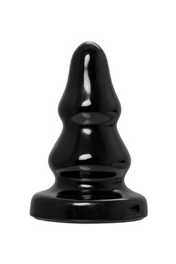 Анальная втулка TOYFA POPO Pleasure Monoceros, PVC, черная, 15 см, 7 см  фото 2