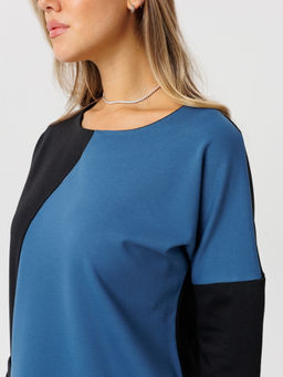 Туника женская Т-143 (нейлон г/к) Индиго - Elenatex фото 26