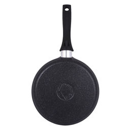 Сковорода блинная с тефлоновым покрытием д20см Granit Ultra, h2см, ручка из термостойкого пластика, голубой гранит (Россия) - можно использовать металлические кухонные принадлежности - Домашняя мода фото 3