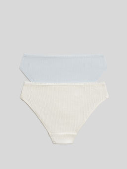 ACOOLA / Трусы детские для девочек в наборе из 2шт Linet_br голубой  фото 2