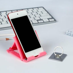 Подарочный набор «Сегодня твой день - 8 марта»: подставка для телефона и кольцо на чехол