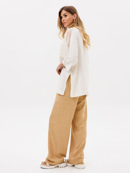 Костюм Gizart 5401 молочный меланж, песочный - Michel chic фото 7