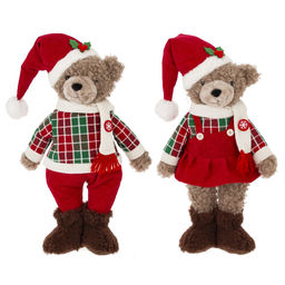 Игрушка набивная "Медвежонок", L21 W18 H46 см, 2в.