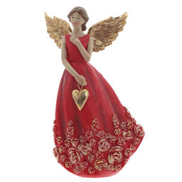 Фигурка декоративная "Ангел", L10 W6,5 H17 см, 2в.