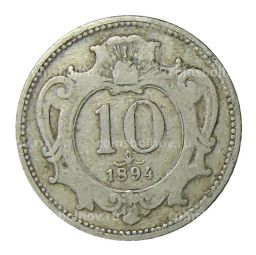 10 геллеров 1894 года Австрия