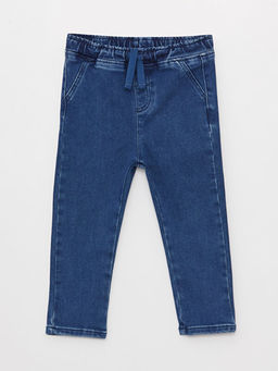Beli Lastikli Erkek Bebek Jean Pantolon