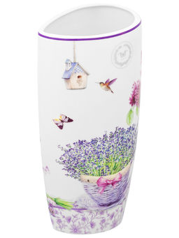 Ваза 1,5 л 12,5*9,5*22 см "Лаванда" NEW BONE CHINA