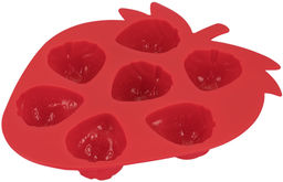 Форма для льда Клубничка 15.8х13х2.3 см Linea Silicone арт.93-SI-FO-16.16 (REGENT)  фото 2