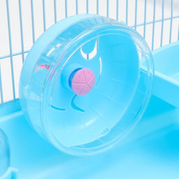 Клетка для грызунов Пижон, с наполнением 47 х 30 х 27 см, голубая  фото 7