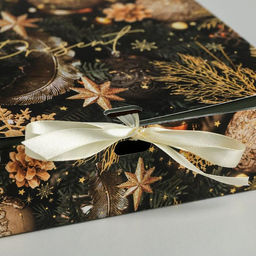 Цена за 4 шт. Складная коробка подарочная Сказочного Нового года, 20 х 18 х 5 см, БЕЗ ЛЕНТЫ - Дарите счастье фото 3