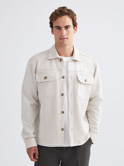 Regular Fit Uzun Kollu S?et Erkek G?mlek Ceket