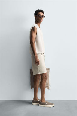 COTTON KNIT WAISTCOAT - Zara фото 4