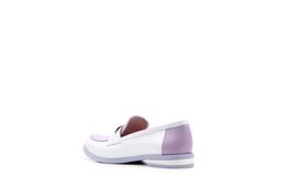 Лоферы туфли EDART 117.madonna l. white-lilac фото 4