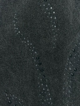 Джинсы straight с высокой посадкой со стразами / Zarina