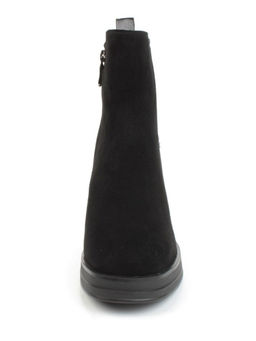 04-M3-835 BLACK Ботильоны зимние женские (натуральная замша, натуральный мех)