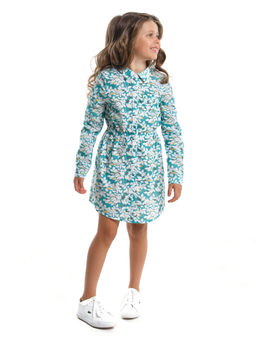 Платье с длинным рукавом UD 6022 цветы - Mini maxi фото 4