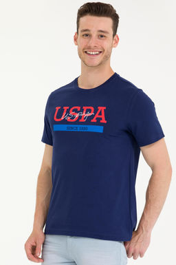 Erkek Lacivert Bisiklet Yaka Ti__rt