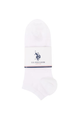 Мужские белые носки из 5 частей неожиданная скидка в корзине - U.s. polo assn фото 4