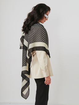 Большой, мягкий, тонкий и очень нежный двусторонний палантин - Tantino фото 7