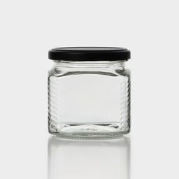 Набор стеклянных банок с черной крышкой и этикеткой, ТО-82, 0,39 л, 6 шт - Simaland фото 3