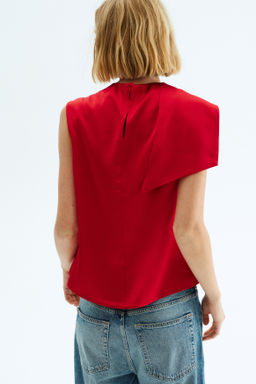 Blusa drapeada de sat?n - H&m фото 7