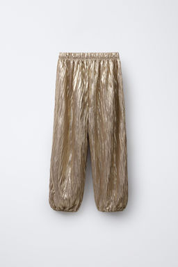 METALLIC SAROUEL TROUSERS - Zara фото 2