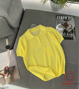 Футболка поло однотонная