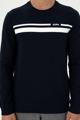 Мужской темно-синий свитшот - U.s. polo assn фото 6