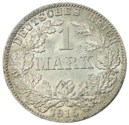 1 марка 1915 года A Германия