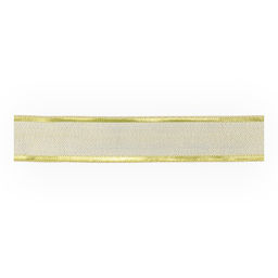 Gamma DNR-25 лента металлизированная 25 мм 33 м 0.5 м под серебро/silver фото 4