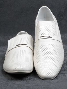 C202-1 WHITE Полуботинки мужские (натуральная кожа) - Фабричный китай фото 11