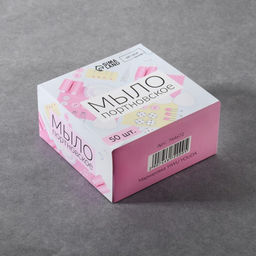 Мыло портновское, исчезающее, 4×4 см, 50 шт., белое