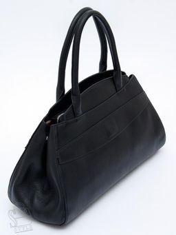 Сумка женская кожаная 3380-2QP black Polina&Eiterou в Новосибирске