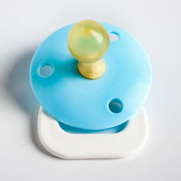 Соска-пустышка латексная классическая Пуговка с кольцом, от 0 мес., цвета МИКС - Крошка я фото 4